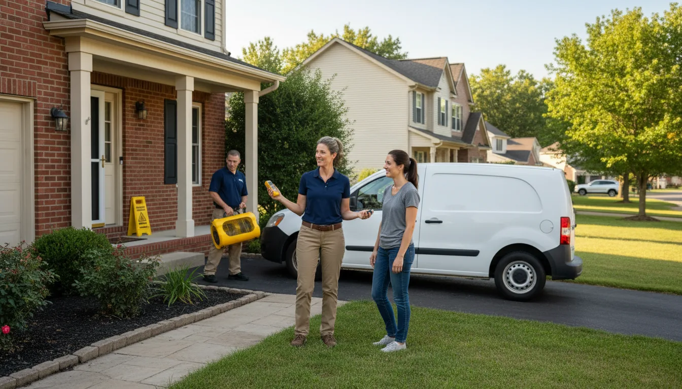 Water restoration image for Dehumidification And Cleanup Services in Horseshoe Bend, AR